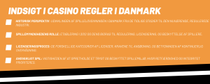 Oversigt over casinoregler i Danmark